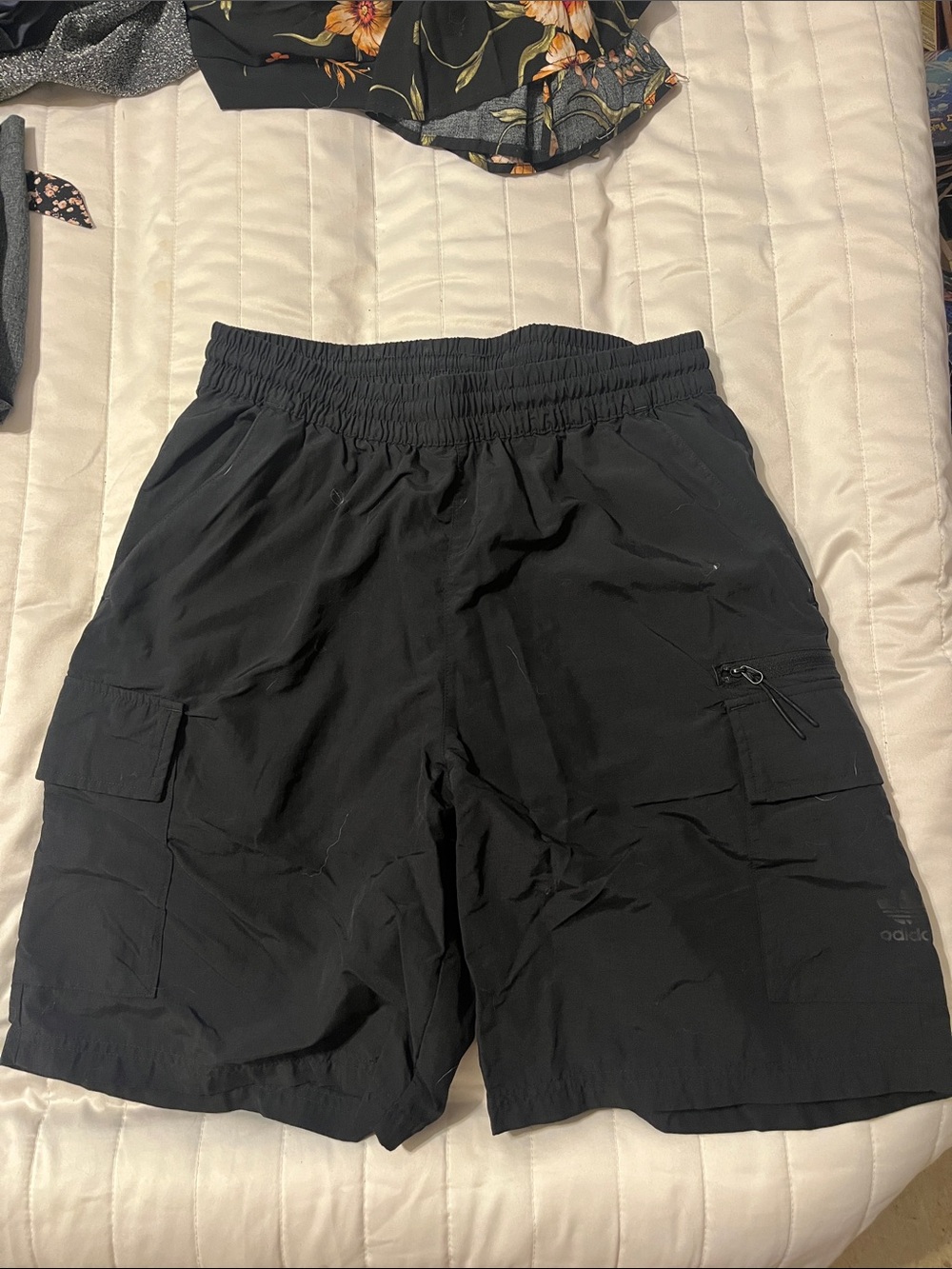 Black Adidas shorts